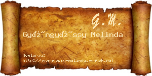 Gyöngyössy Melinda névjegykártya